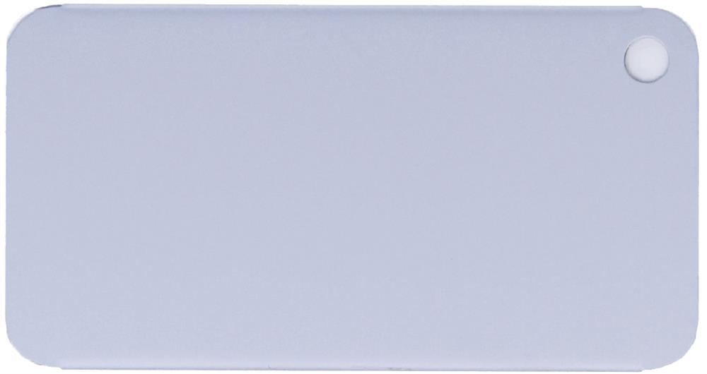 Étiquette bagage aluminium personnalisée TAGGY, dos (impression numérique)