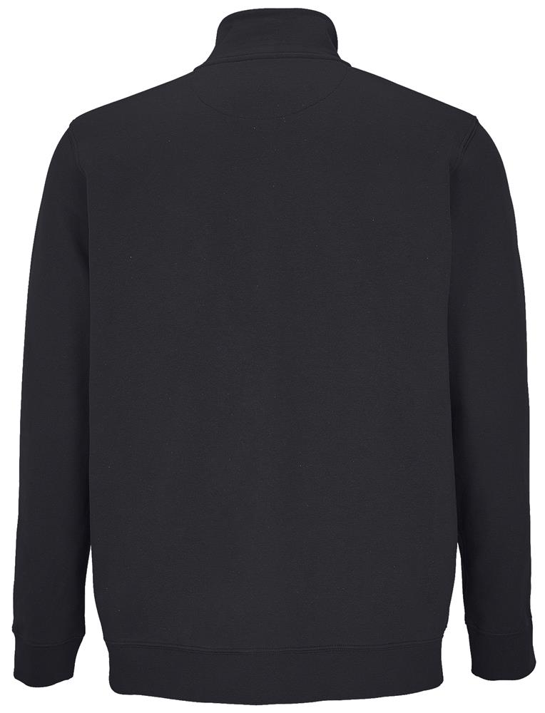 Sweat zippé coton et polyester recyclé personnalisé COOPER, dos