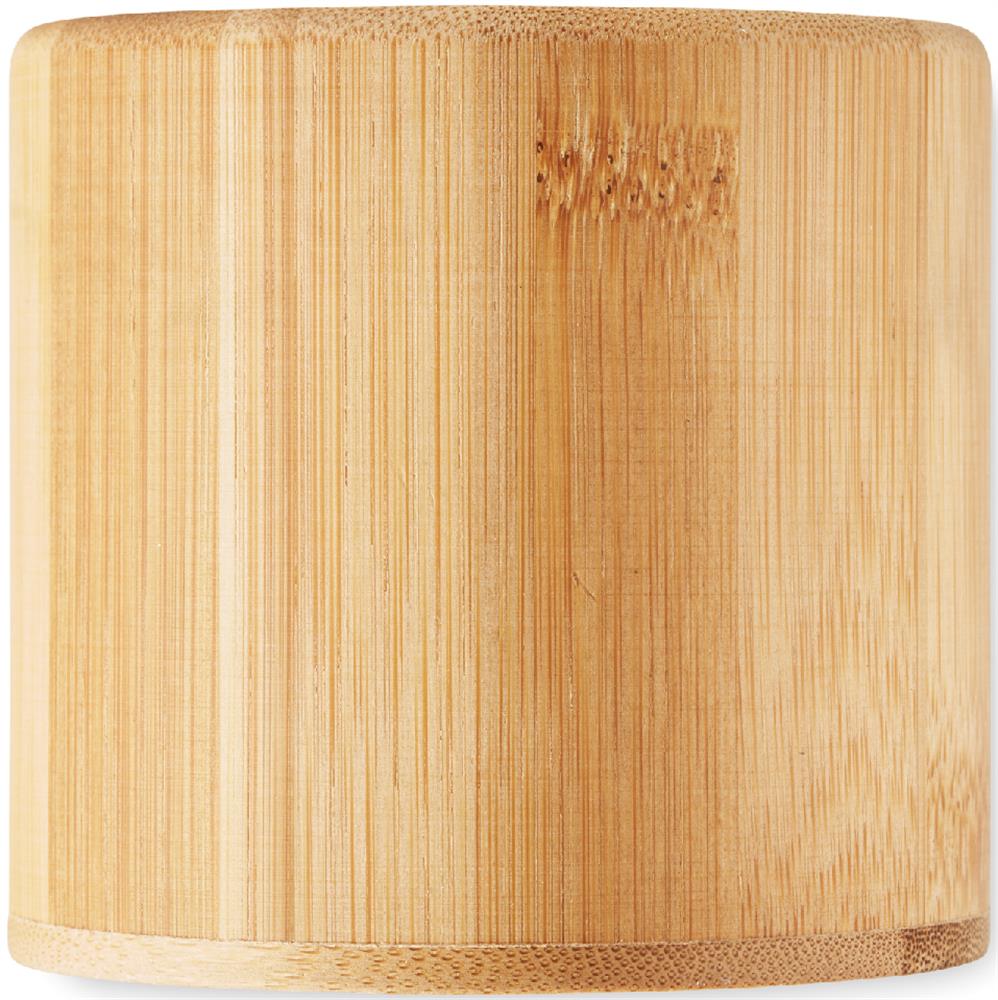 Bougie vanille 160 g support bambou personnalisée GIZA, côté 1