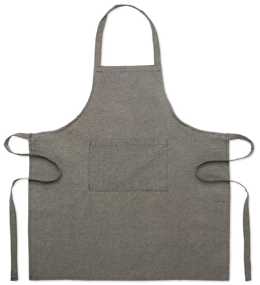Tablier coton recyclé 220 g/m² personnalisé CUINA, sous la poche