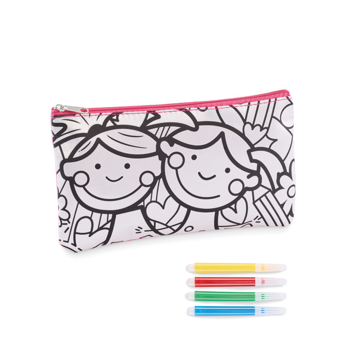 Trousse à colorier avec feutres personnalisée KIDDO
