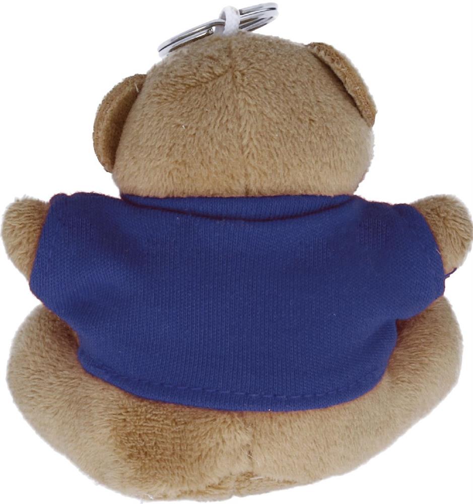 Porte-clés ourson peluche personnalisé NIL, dos