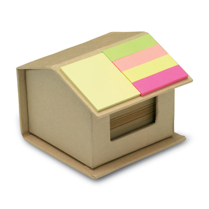 Distributeur de notes maison carton personnalisé RECYCLOPAD