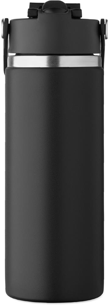 Bouteille isotherme à paille 500 ml personnalisée SUMA GRIP, dos