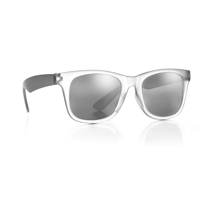 Lunettes de soleil miroir personnalisées AMERICA TOUCH, Noir