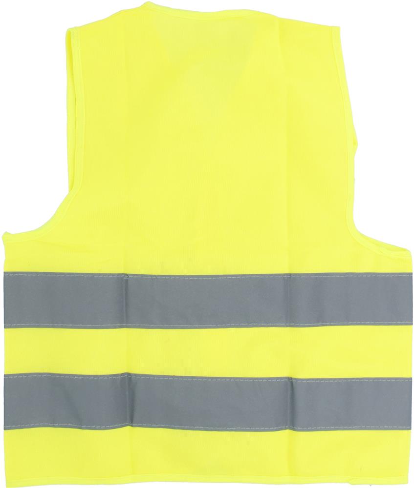 Gilet haute visibilité enfant personnalisé MINI VISIBLE, dos