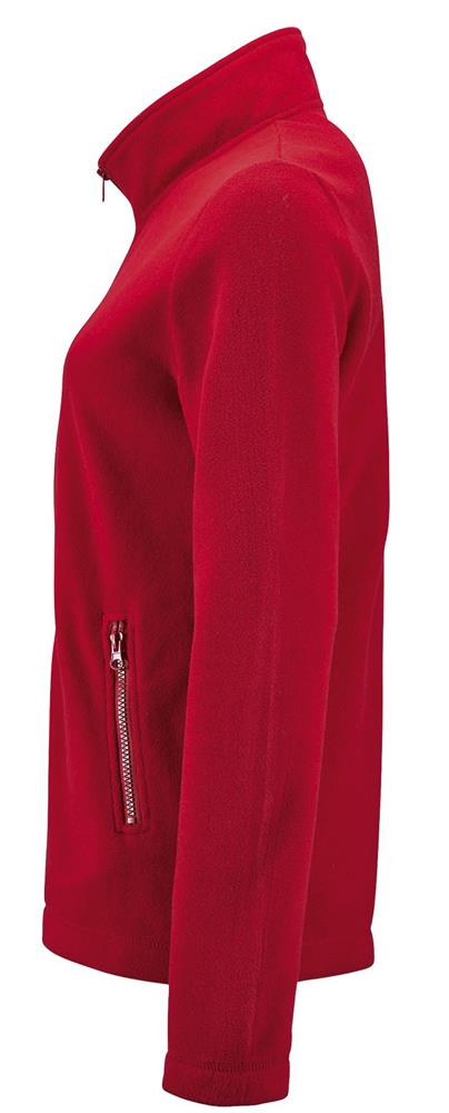 Polaire zippée femme 220 g/m² personnalisée NORMAN WOMEN, manche gauche