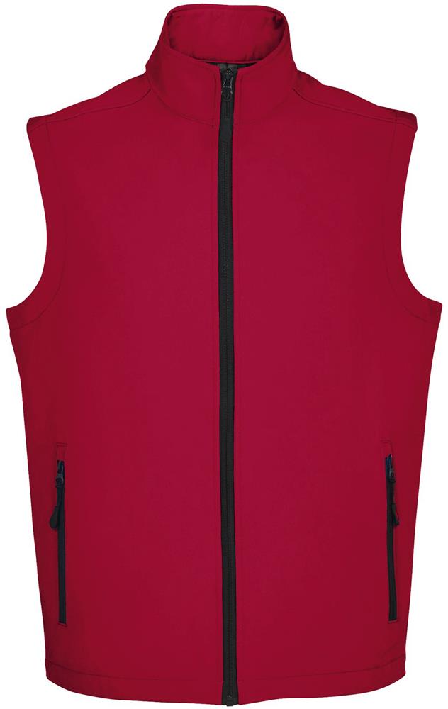 Gilet softshell sans manches personnalisé RACE BW MEN