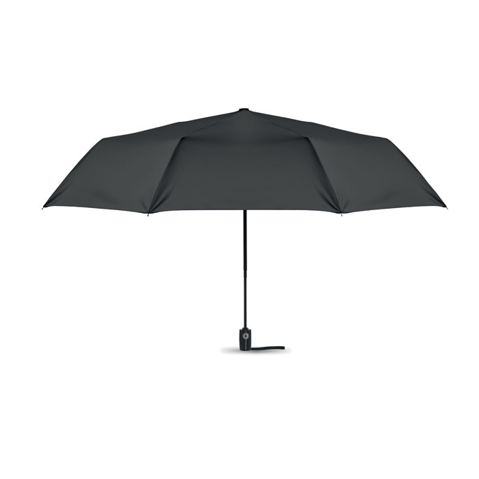 Parapluie tempête pliant 27 pouces personnalisé ROCHESTER, Noir