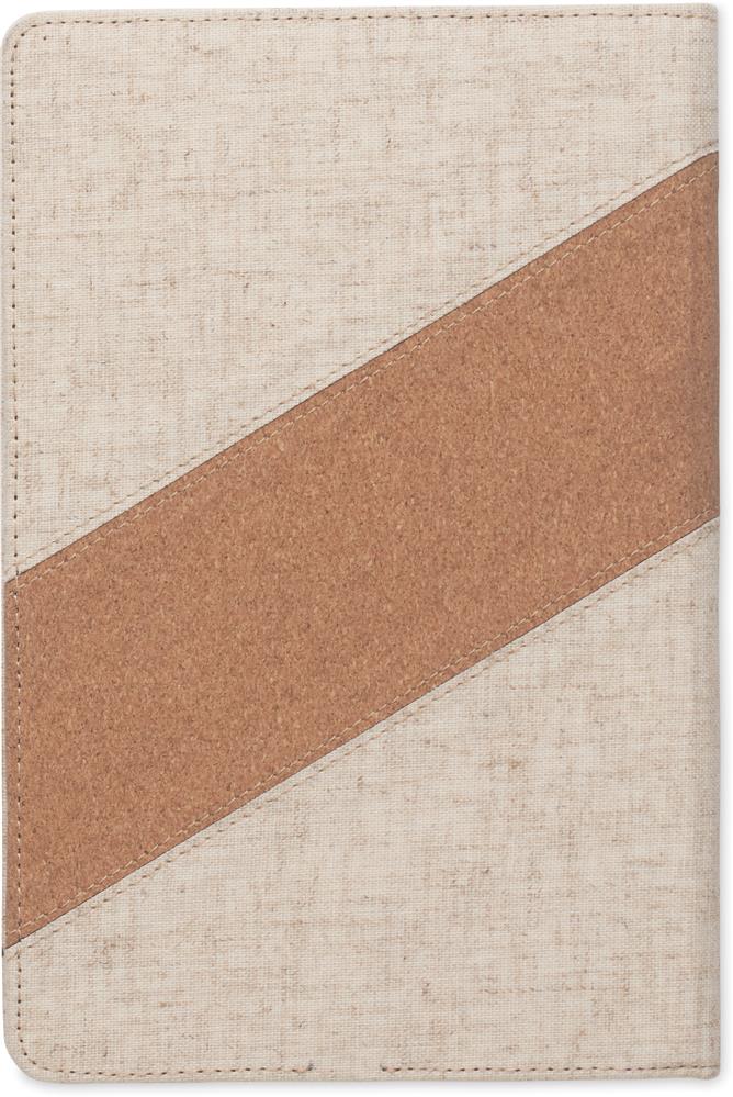 Carnet A5 chargeur sans fil 15W personnalisé CORTONA, dos