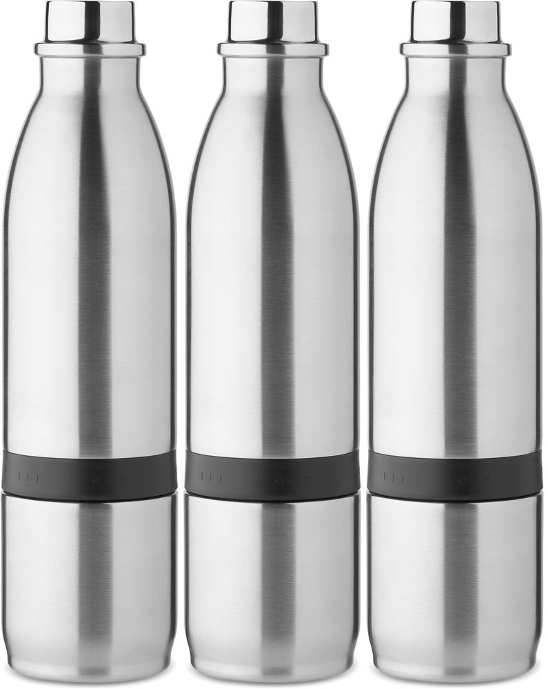 Bouteille inox avec gobelet 500 ml personnalisée ATERA, mug tour complet