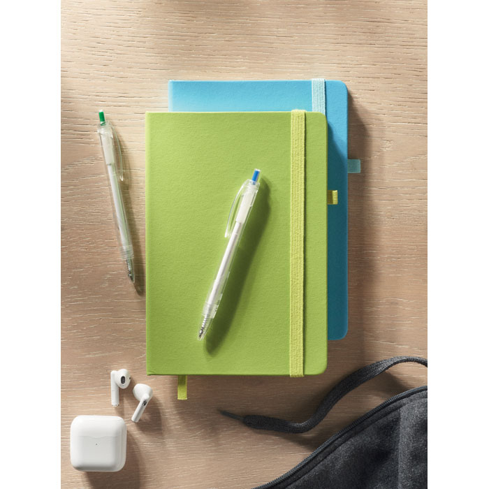Carnet A5 cuir recyclé personnalisé ARPU