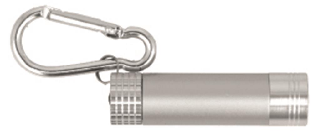 Porte-clés lumineux LED alu personnalisé POP LIGHT, corps gauche