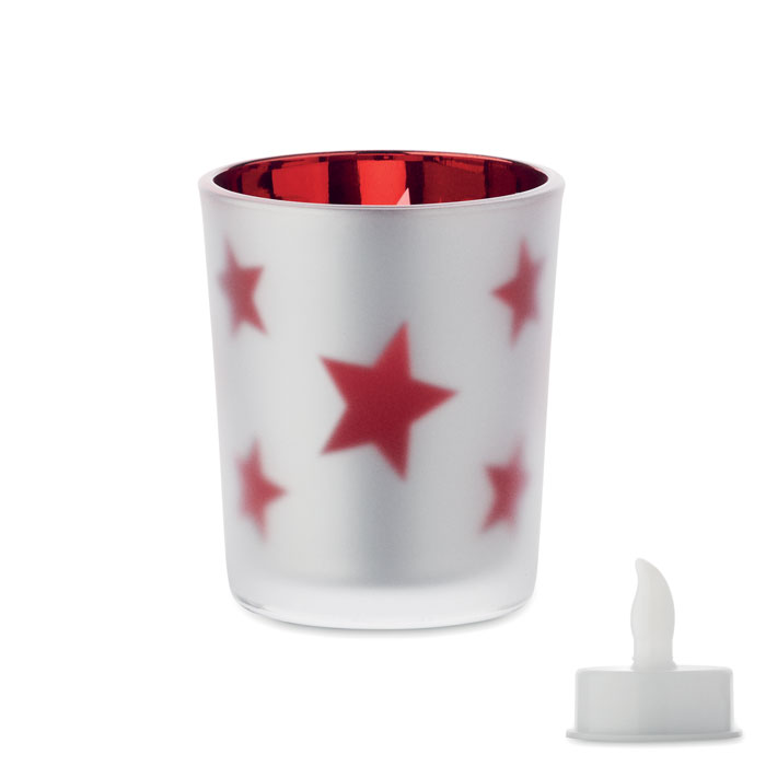 Bougie LED verre personnalisée LANDLE