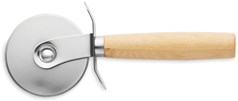 Planche à pizza bambou personnalisée NAPOLITANA, cutter côté 1