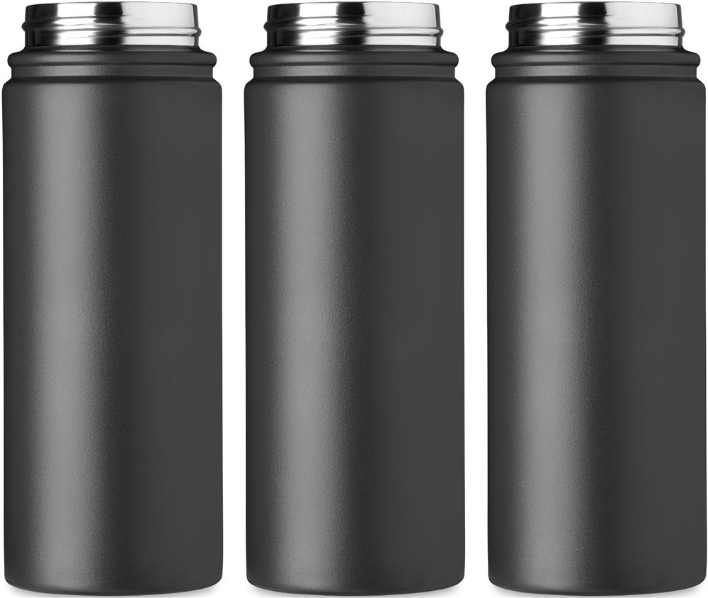 Bouteille isotherme inox 500 ml personnalisée MILI, tour complet (sérigraphie circulaire)