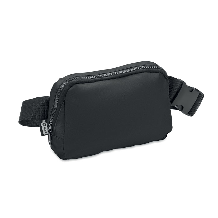 Sac banane RPET 300D personnalisé TOSHI, Noir