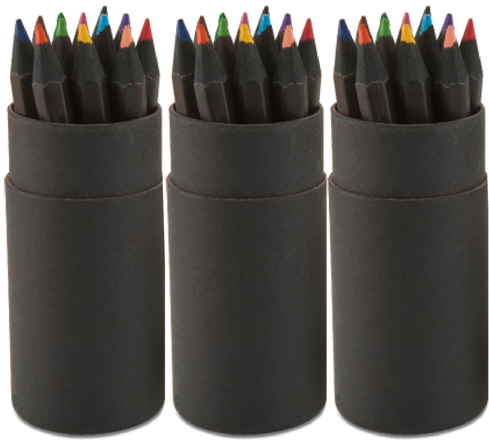 Crayons de couleur en boîte personnalisés BLOCKY, dessous partie