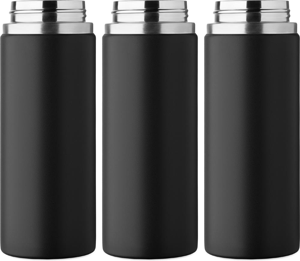 Bouteille isotherme à paille 500 ml personnalisée SUMA GRIP, tour complet (impression numérique 360)