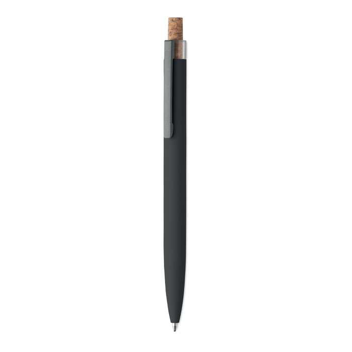 Stylo aluminium poussoir liège personnalisé BERGAMO +