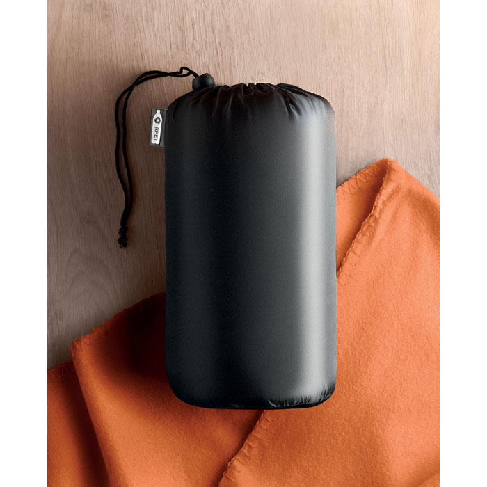 Plaid de voyage RPET 180 g/m² personnalisé MUSALA RPET