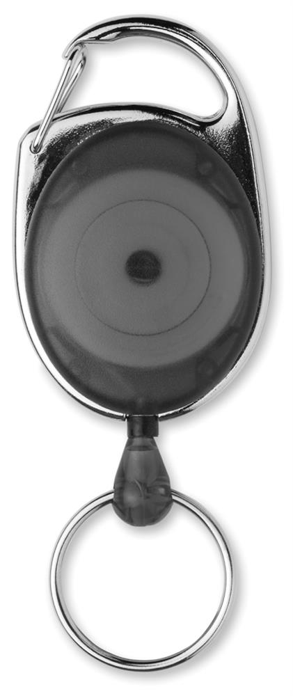 Porte-badge enrouleur métal personnalisé ARRONSA, côté 1