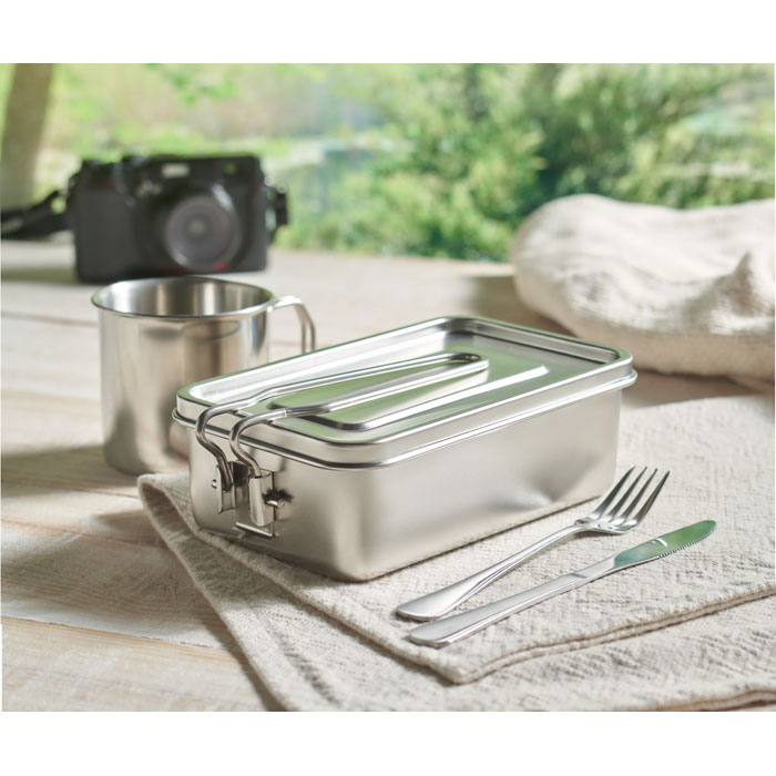 Lunch box inox 750 ml personnalisée TAMELUNCH