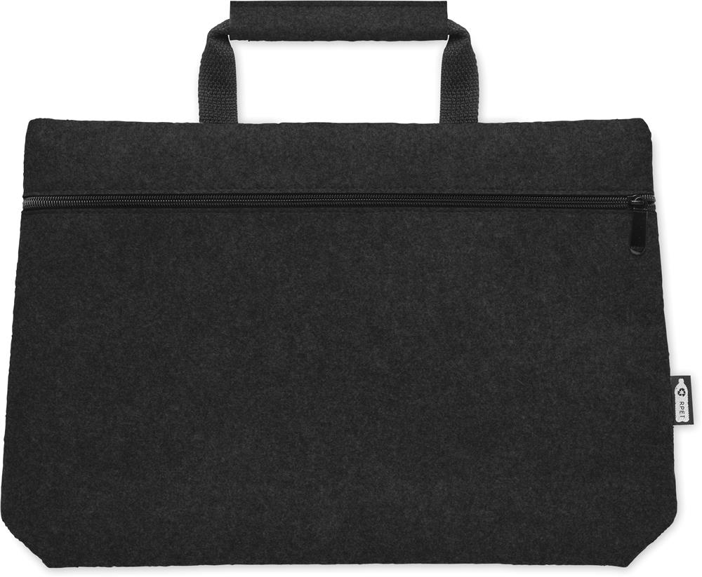 Sacoche ordinateur feutre 15 pouces personnalisée TAPLA, devant
