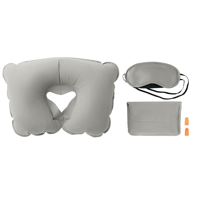 Set de voyage oreiller velours personnalisé TRAVELPLUS