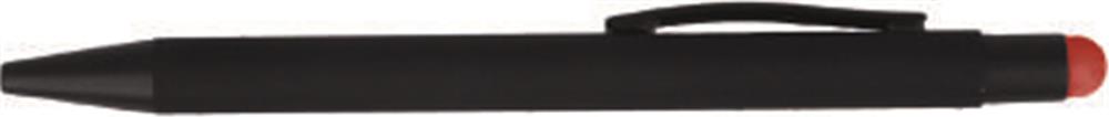 Stylo stylet aluminium recyclé personnalisé NEGRITO, corps droite