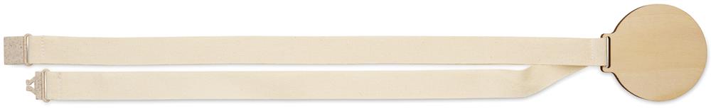 Médaille en bois personnalisée BEST, sangles devant