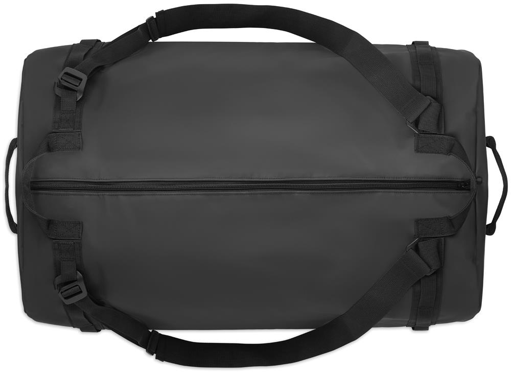 Sac de voyage tarpaulin convertible personnalisé MOUNTAIN, dessus côté 1