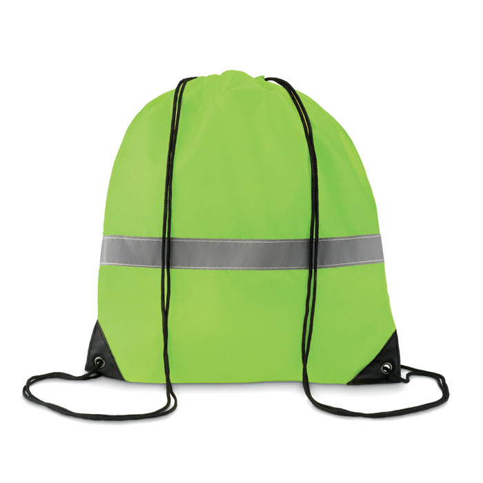 Sac à cordon réfléchissant personnalisé STRIPE