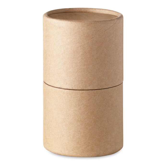 Crayons de cire en tube personnalisé STRIPER, Beige