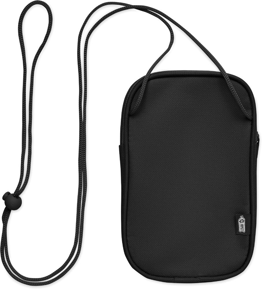 Pochette de voyage RPET personnalisée KOROVIN POUCH, dos