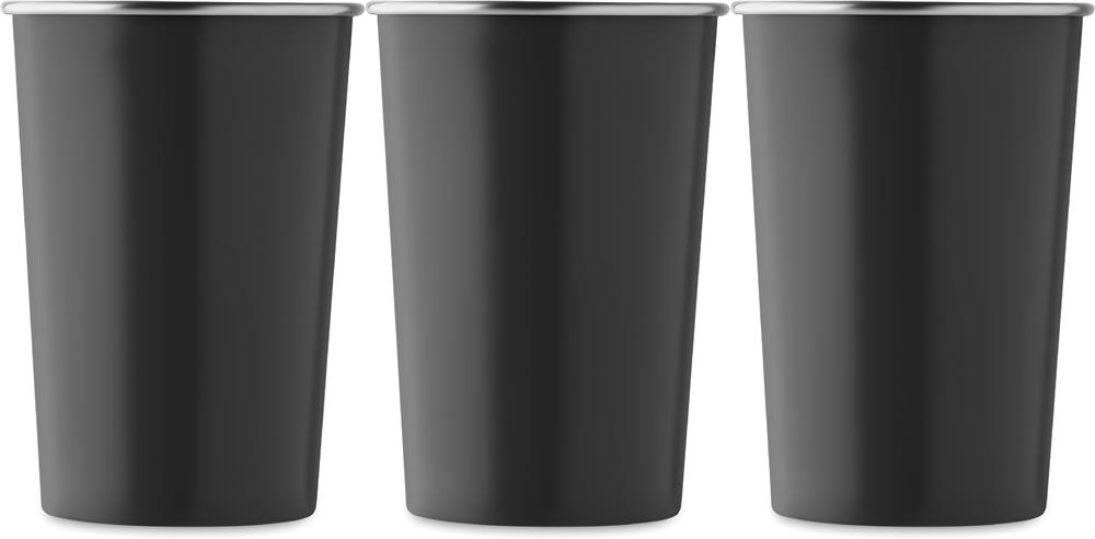Gobelet inox recyclé 350 ml personnalisé FJARD, tour complet