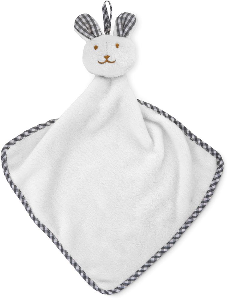 Serviette bébé velours 180 g/m² personnalisée HUG ME, devant (broderie)