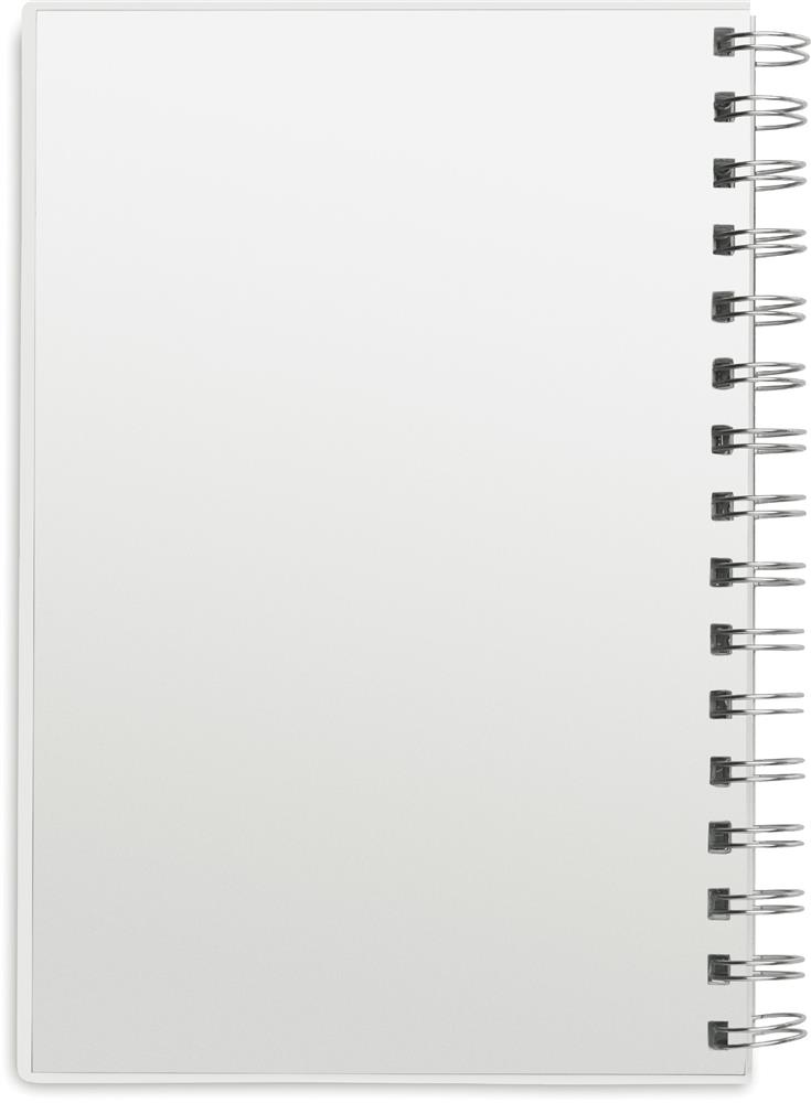 Carnet A5 à spirale RPET personnalisé ANOTATE, dos