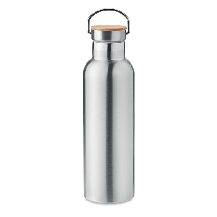 Bouteille isotherme 750 ml bambou personnalisée HELSINKI MED