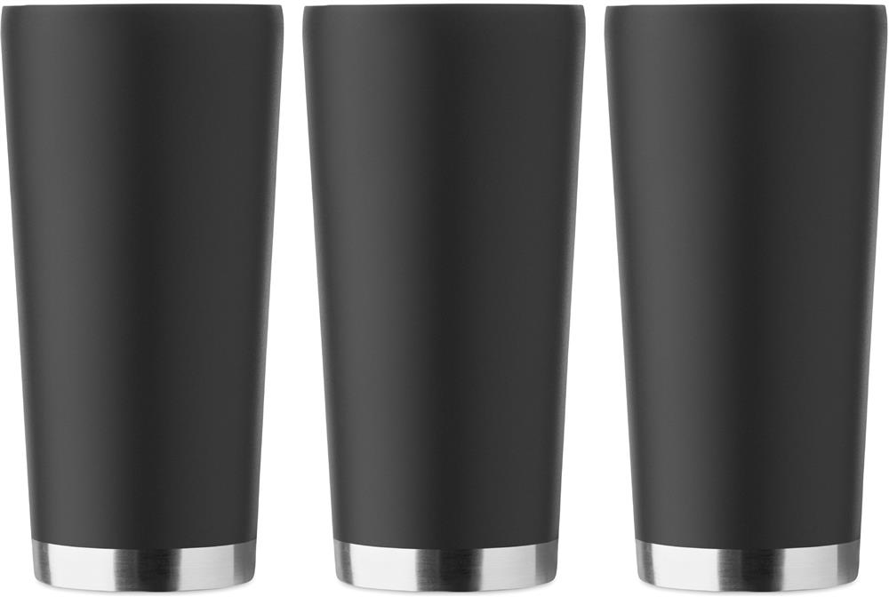 Gobelet isotherme inox 500 ml personnalisé TOPAZ LARGE, tour complet (gravure laser 360)