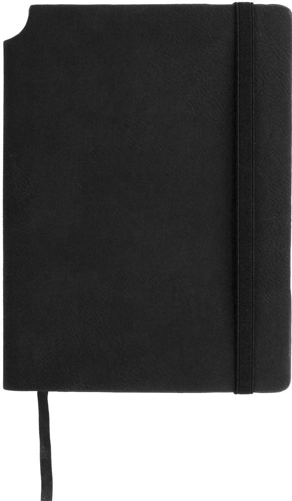 Carnet A5 couverture souple PU personnalisé SOFTNOTE, devant (sérigraphie)