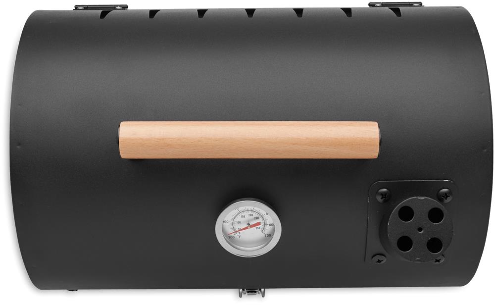 Barbecue portable avec cheminée personnalisé CHIMEY, poignée dessus