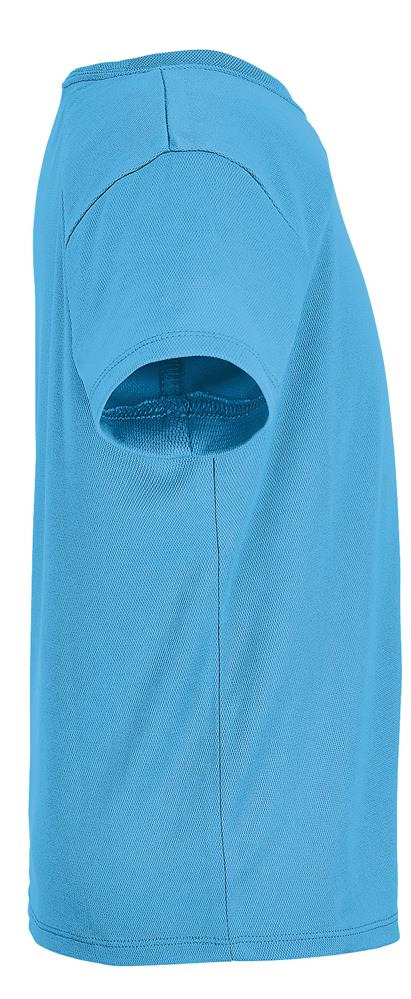 Tee-shirt enfant polyester recyclé personnalisé SPRINT KIDS, manche droite
