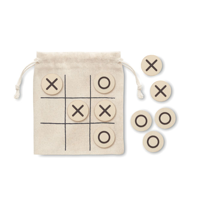 Jeu de morpion en bois personnalisé TOPOS