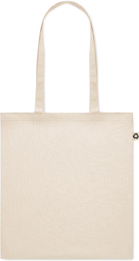 Tote bag coton recyclé 140 g/m² personnalisé ZOCO, devant (transfert réfléchissant)