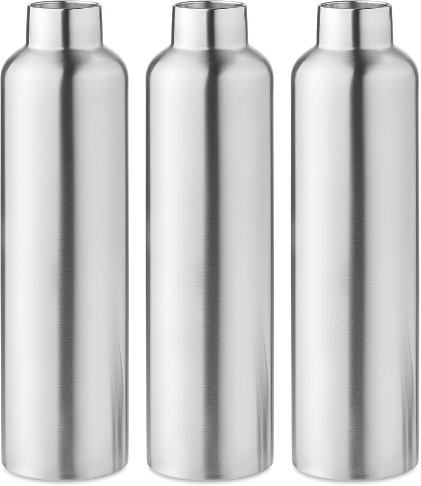 Bouteille isotherme 1 L bambou personnalisée HELSINKI LARGE, tour complet (impression numérique 360)