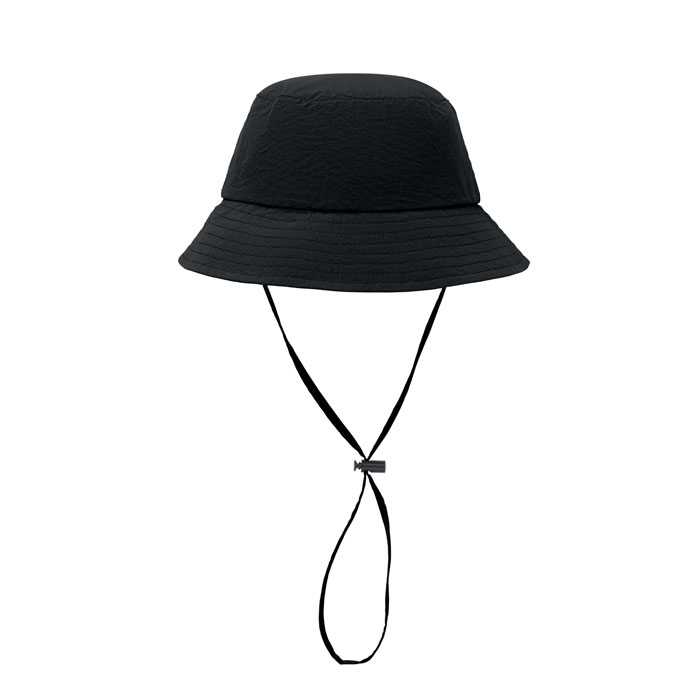 Chapeau de pêcheur imperméable personnalisé PALMAR, Noir