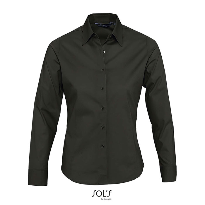 Chemise femme coton stretch personnalisée EDEN