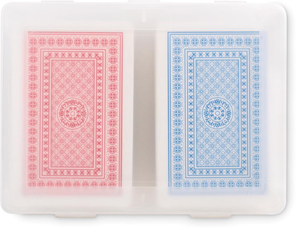 Cartes à jouer personnalisées PLAYCARD, dessus (étiquette numérique)