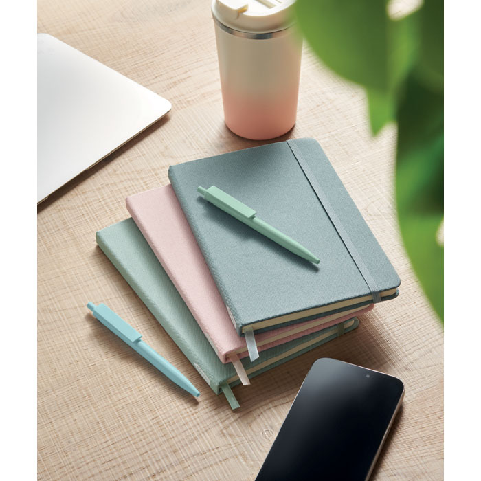 Carnet A5 couverture RPET 600D personnalisé NOTE RPET